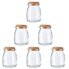Wiederverwendbare Joghurtgläser, -Dessertschalen, 6