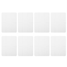 8Stk Weißes Polyester Reinigungstuch Für Brillen