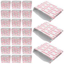 50Pièces Isothermes Aluminium Argenté Pour Restauration Rapide