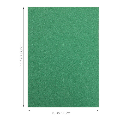 10 Poster 29,80x21,00x0,20 Cm Grün Mit 1