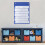 Storage Hängende Klassenzimmer Organizer Blau Polyester 1 Satz 3