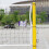 1 Set Beachvolleyballnetz Übungsnetz Polyethylen Indoor 7