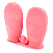 1Stk Haltbare Helm Deko Hase Rosa Für Kinder & Erwachsene