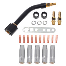 24Stk Schweißbrenner Zubehör Kit Für 15Ak Mit Robusten Metallteilen