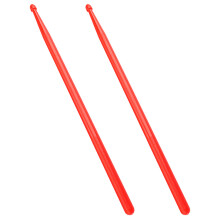 1 Paar Rote Nylon-Schlägel Mit Langer Griff Für Schlagzeuger
