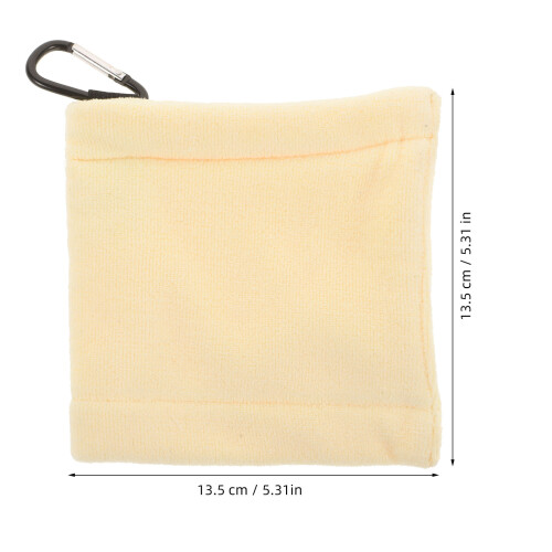 Raindrops Golfhandtuch Abwischbar Beige Mikrofaser 1 1