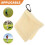 Raindrops Golfhandtuch Abwischbar Beige Mikrofaser 1 8