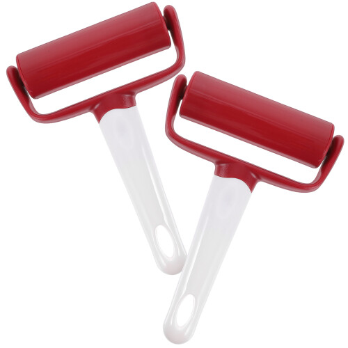 2Pièces Rouleau Pâte Rouge Pour Pizza Gnocchi Pâtes