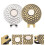 Pack Golfballmarker Golf Zinklegierung 3