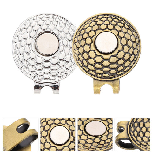 Pack Golfballmarker Golf Zinklegierung 2