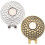 Pack Golfballmarker Golf Zinklegierung 8