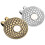 Pack Golfballmarker Golf Zinklegierung 9