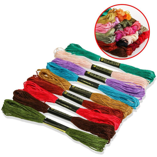 Sewing Threads Ökologischer Baumwollfaden Sortierte Farben 100