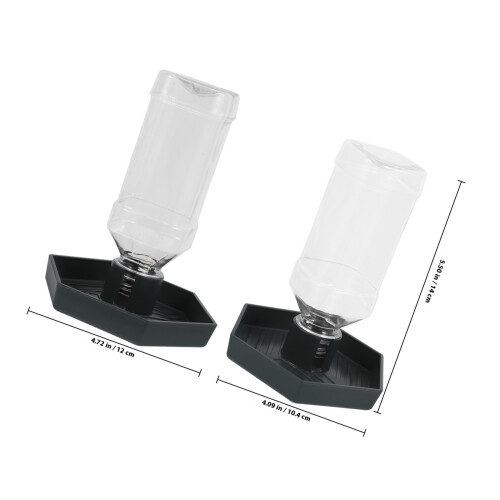 Reptilien Wasserspender Trinkflasche ABS Set 1