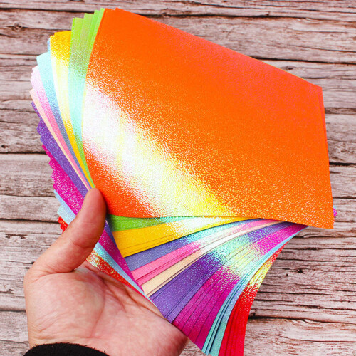400 Glitzer Origami Perlen Handgemachtes Papier 2