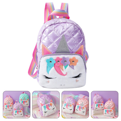Unicorn Kinder Rucksack Plüsch Für 2
