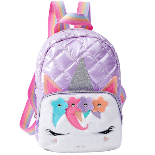 Unicorn Kinder Rucksack Plüsch Für 1