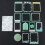 4 Sets Aufdruck 9