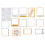 4 Sets Aufdruck 4