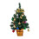 Living And Home Tabletop Artificial Christmas Tree Decoration with String Light 4