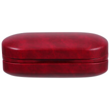 Double Glasses Case PU-Außenschicht Tragbarer Hartschalenorganizer