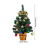 Living And Home Tabletop Artificial Christmas Tree Decoration with String Light 6