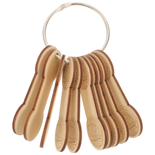 Wood Bobbins Strickhaspel Khaki 1 Set