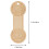 Wood Bobbins Strickhaspel Khaki 1 Set 2