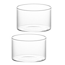 2 stück puddingförmchen, eis- & joghurtbecher, transparent