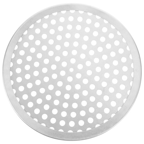 Mlins Quadratische Pizzapfanne Backform 20,00x20,00x0,50 cm Silber 2