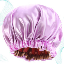 Woman's Schlafhaube Helllila Satin 1 Set 15x15 Inch