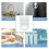 20St. Wasserhahnhalter PP Kunststoff Eckwinkel Universal 8