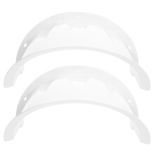 2 Solarabdeckung 29,00x20,50x15,70 Cm Weiß