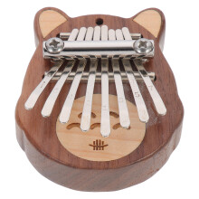 1Set Kleine Holz Kalimba Für Anfänger Finger Piano Bunt Mehrfarbig