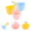 3 pièces cuillères à pour bain bébé, récipients multi-usages 9