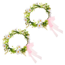 2St Licht Leuchtkrone Blumenkranz Für Hochzeit Party