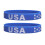 Blaues Silikon Armband Einheitsgröße Ideal Geschenk 1