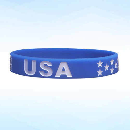 Blaues Silikon Armband Einheitsgröße Ideal Geschenk 2