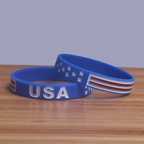 Blaues Silikon Armband Einheitsgröße Ideal Geschenk 1