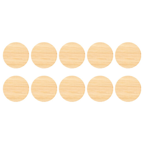 40Stk Unlackierte Runde Diy Malringe 1