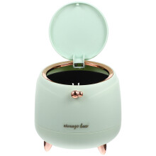Office Mini Müllbehälter Mit Druckfunktion Für Schreibtisch