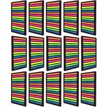 15 Blatt Textmarker Kommentieren Transparente Aufkleberband