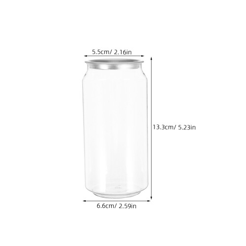 10St 400Ml Transparente Saftflaschen Mit Aluminiumverschluss 2