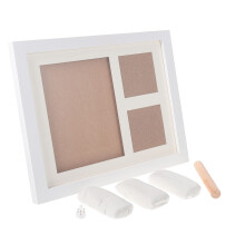 2 Sets Kreativer Handabdruck Diy Fotorahmen Mit