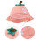 Sun Hat Sommerhut Rosa Polyester 11