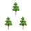3Stk Künstliche Mini Baum Pflanzen Für Garten 5