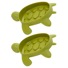 2 Schildkröten-Seifenschalenbürste Mit Spender Und