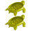 2 Schildkröten-Seifenschalenbürste Mit Spender Und 9