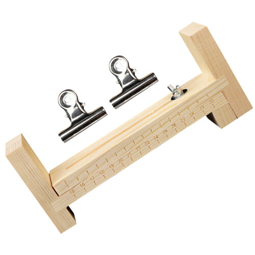 1 Set Sicherheitslanyards Armband Flechtwerkzeug Holzkoffer