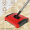 Speedsweep Carpet Sweeper, Manual with Wide Cleaning Path Tool 5